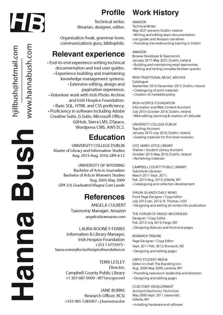 Hanna Bush CV 2023 WEB